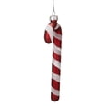 thumbnail image 3 of Northlight 4.25" Red and White Glass Candy Cane Christmas Ornament, 3 of 4