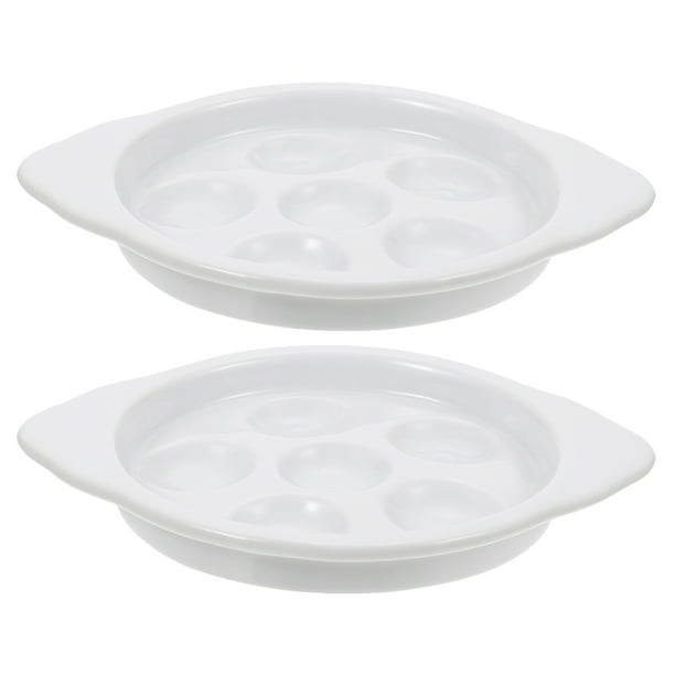 2 piezas de cerámica de cerámica platos agujeros platos de mariscos manijas para hornear platos platos para restaurante