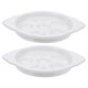 thumbnail image 1 of 2 piezas de cerámica de cerámica platos agujeros platos de mariscos manijas para hornear platos platos para restaurante, 1 of 7