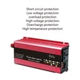 thumbnail image 2 of Inversor de ondas sinusoidales, convertidor de potencia de transformador de 3000W, conector de protección de circuito de repuesto, vehículo Paneles de instrumentos para automóviles 12V-220V 50HZ Riwesomey VI018013-03, 2 of 6