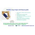 thumbnail image 3 of Healers Medical Elastic Wrap Leg Bandage for Dogs, Medium, 24" Long, includes 2 gauze pads, 3 of 6