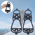 thumbnail image 4 of Rewenti Winter Outdoor Mountaineering Climbing Snowproof Silicone Ice Cleat Shoe Cover, 4 of 9