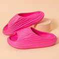thumbnail image 1 of Zapatillas de melón amargo para el hogar, casa de verano, interior, sandalias y zapatillas con sensación de mierda, rosa Red41, 1 of 5