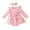 Pink, variant on Utlike Baby Girls Bodysuits Long Sleeve Christmas Cartoon Prints Newborn Romper Athletic Fit Playsuits For Infant Size 9 Months-12 Months