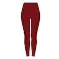 thumbnail image 5 of Leggings for Women - High Waisted Tummy Control Soft Black Capri Yoga Pants for Workout Full Length Capri Buttery Soft Stretchy Yoga Pants (, S), 5 of 6