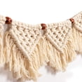 thumbnail image 3 of Guirnalda de paneles de flecos para colgar en la pared con borlas bohemias hechas a mano, tapiz tejido, decoración de crochet de algodón, baño, dormitorio, aula, 3 of 5