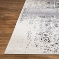 thumbnail image 6 of Vintage Distressed Boho Oriental Area Rug 2'x7' Gray Runner Rug, 6 of 7