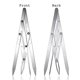 thumbnail image 5 of Gobernante de la ceja Maquillaje de acero inoxidable Plantilla de equilibrio de acero inoxidable Cejas de posicionamiento de 3 puntos Relipación de calibrador para estudiantes principiantes tholdsy CE001476-00, 5 of 7