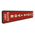 thumbnail image 3 of Boat Ramp Vertical Novelty Sign, Metal Wall Decor - 4x18 inches, 3 of 4