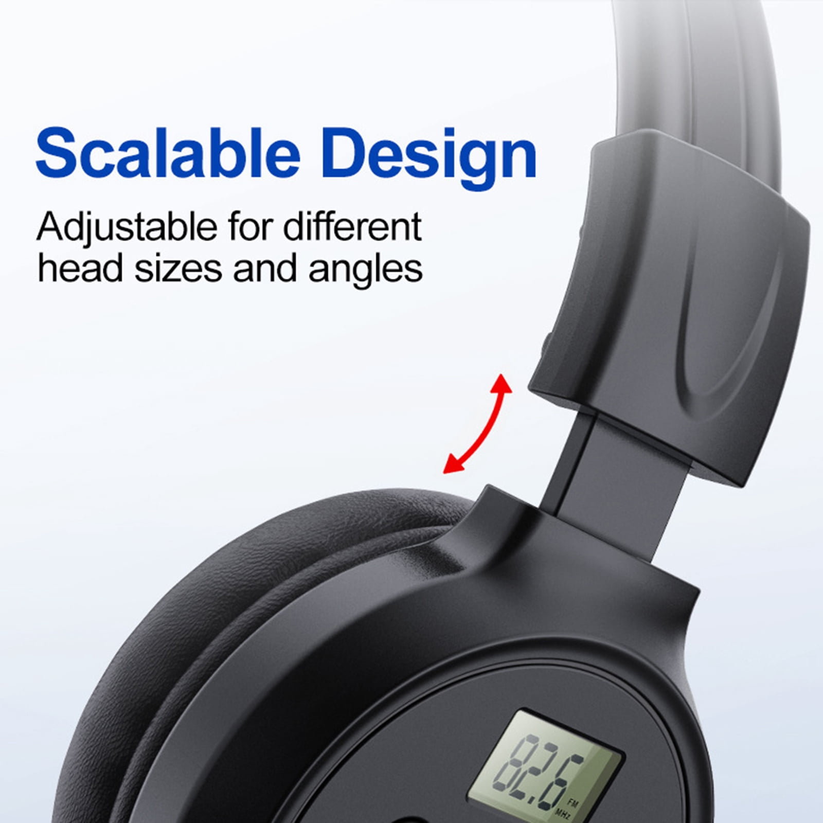 Compact & Lightweight FM Radio Headphone Safety Ear Muffs Radio Headset