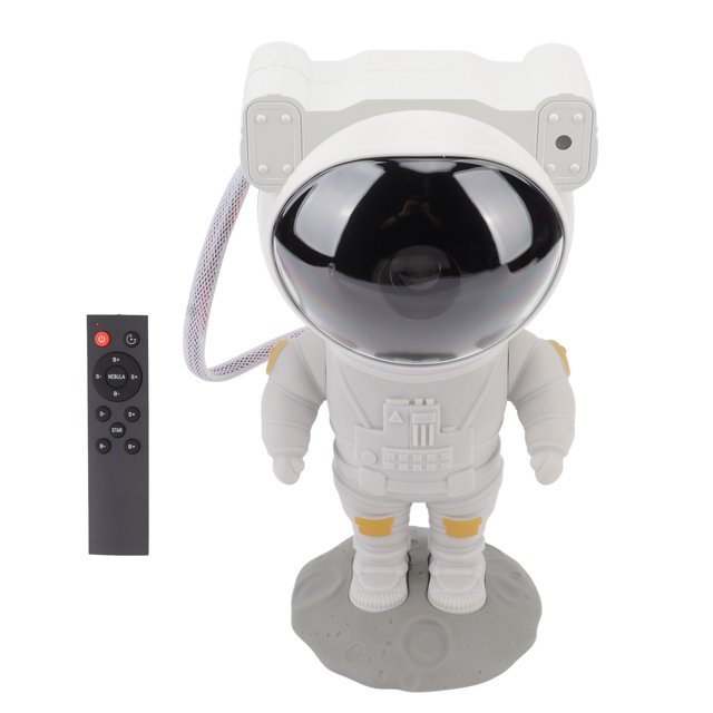 Proyector de estrellas con luz nocturna, lámpara de proyección de estrellas con astronauta, control remoto, proyector de luz nocturna con estrellas, lámpara