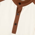 thumbnail image 5 of Yertdoel Men T-shirts Short Sleeve Half Button Placket Mock Neck Shirts Loose Comfortable Breathable Outdoor Hiking Cycling Tops, 5 of 9