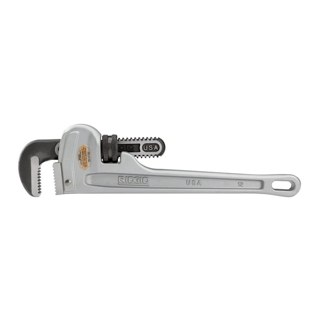 Llave para tubos RIDGID 47057 modelo 812 de aluminio, 12 pulgadas/30 cm