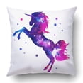 thumbnail image 1 of RYLABLUE Cosmic Unicorn Fantasy Stars Pillowcase Throw Pillow Cover Case 18x18 inches, 1 of 2