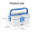 thumbnail image 4 of Heating Lunch Box 1.8L 60W Portable Stainless Steel 110/220V+12V/24V Dual, 4 of 8