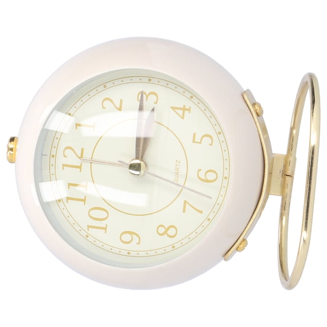 Reloj despertador NikouMX Reloj despertador silencioso Reloj de escritorio acabado de lujo