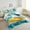 Blue Yellow Black, variant on Erosebridal Yellow Corgi Comforter Sets Queen Size,Ocean Surfing Bedding Queen Comforter Set,Kawaii Cartoon Bedding Sets Queen With Comforter,Breathable Animal Bedroom Decorative,Reversible,3-Piece