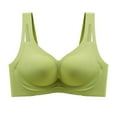 thumbnail image 3 of HOWPAY Full Coverage Bras for Women Wireless Push up No Underwire Supportive Stretch Sports Pullover Bralettes Comfortable Soft Underwear Light Green M, 3 of 9