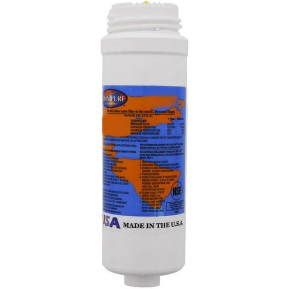 IPW Industries Inc-Omnipure - Q5440-8" x 2.5" Q-Series Twist Off T40 GAC Filter