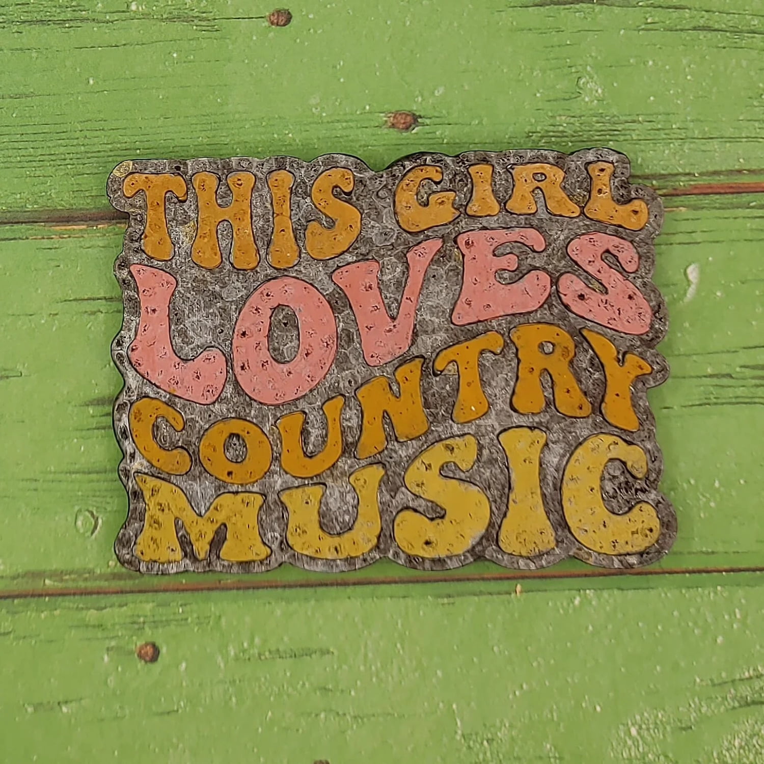 This Girl Loves Country Music Silicone Freshie Mold