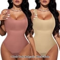 thumbnail image 3 of Gvmfive Women Tummy Control Body Shaper Slimming Waist Trainer Shapewear Bodysuit, 3 of 5