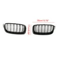thumbnail image 3 of Gloss Black Front Kidney Grille Fit for BMW 3 Series F30 F35 2012-2017 Dual Slats, 3 of 7