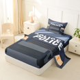 thumbnail image 2 of Manfei Police Car Twin Sheets,Boys Friendly Theme Bedding,Gray,3-Piece,1 Fitted Sheet and 1 Pillowcase, 2 of 6