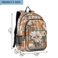 thumbnail image 2 of FORMRS School Backpack 17" Student Travel Bag with Laptop Compartment, Rustic Floral, 2 of 7