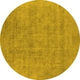 thumbnail image 1 of Ahgly Company Indoor Round Oriental Yellow Industrial Area Rugs, 8' Round, 1 of 4