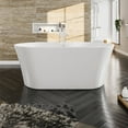 thumbnail image 2 of Eviva Emely Acrylic Tub 60″ Free Standing High-end Bathtub EVTB1014-71WH, 2 of 5