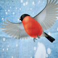 thumbnail image 4 of Watercolor Snowman Shower Curtains Merry Christmas Tree with Redbirds on Winter Snow Shower Curtain Sets Polyester Fabric Waterproof 72x72 Inch, 4 of 6