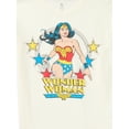 thumbnail image 3 of DC Comics Toddler Girls' Wonder Woman Graphic Tee with Short Sleeves, Sizes 12M-5T, 3 of 6