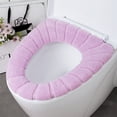 thumbnail image 4 of Yuarrent Cojín para asiento de inodoro, suministro de baño, alfombrillas tejidas, decoración, mantenimiento del calor, accesorios decorativos Juegos de accesorios de baño, 4 of 6