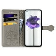 thumbnail image 3 of for Nothing Phone (1) Case, Premium PU Leather Wallet Case [Cat & Dog & Flowers Embossed] Card Slots Kickstand Magnetic Closure Flip Case Cover for Nothing Phone (1),Gray, 3 of 6