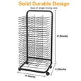 thumbnail image 2 of Art Drying Rack for Classroom, Functional & Mobile Paint Drying Rack with Removable Shelves, Canvas Shelf Art Storage with 4 Lockable Wheels, Paper Dry Racks for School & Studio, 2 of 7