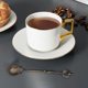 thumbnail image 2 of MTBLYS Cucharas de metal talladas vintage | Cucharas para remover | Cucharas de café y té | Cucharas de postre | Vajilla occidental para el hogar | Exquisito diseño en relieve | 12,5 cm, 2 of 7