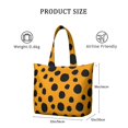 thumbnail image 4 of 22 Inch Oversized Travel Bag Lightweight Canvas Weekender Duffel with Multi Pockets, Animal Print, 4 of 5