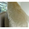 thumbnail image 3 of Thomas Collection Luxury Tissavel Taupe Faux Fur Throw Pillow - 17443, 3 of 5