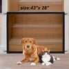 Magic Gate for Dogs, Pet Gate Dog Mesh Gate Safety Guard Gate for Stairs, Outdoor and Doorways Pet Isolation Net Safety Fence Install Anywhere, As Seen As On TV Medium