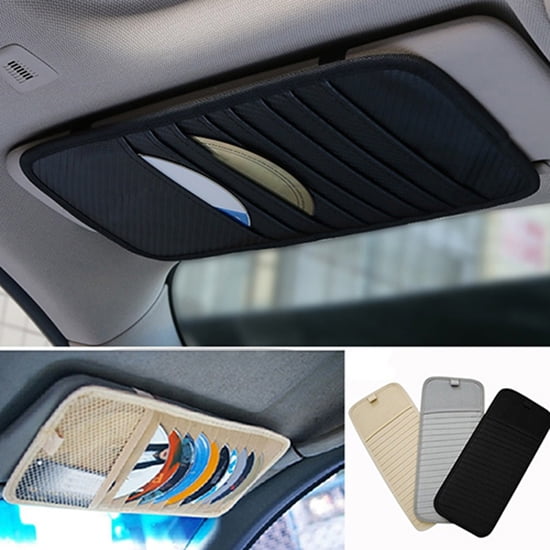 Car Decoration CD Visor Card Case Holder Clip Storage Holder Bag For Chevrolet 