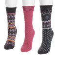thumbnail image 3 of Muk Luks Women's 3 Pair Pack Boot Socks, 3 of 3