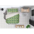 thumbnail image 1 of 3D dibujado a mano patrón floral verde funda de edredón juego de ropa de cama funda nórdica, 1 of 3
