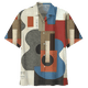 thumbnail image 4 of Camisa hawaiana con estampado 3D de guitarra colorida para hombre, blusa de verano de manga corta con estampado de instrumentos musicales y solapa con botones, 4 of 5