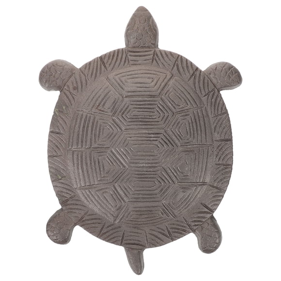 Pavimento de hierro para jardín, piedra de paso decorativa de tortuga, piedra de paso para pies