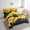 Yellow Navy, variant on Twin Comforter Set 7 Pieces, All Season Reversible Bed in a Bag Twin,Hockey Team Twin Bedding Set with Ice Hockey Comforter, Flat Sheet, Fitted Sheet, Pillowcases, Pillow Shams,Nashville