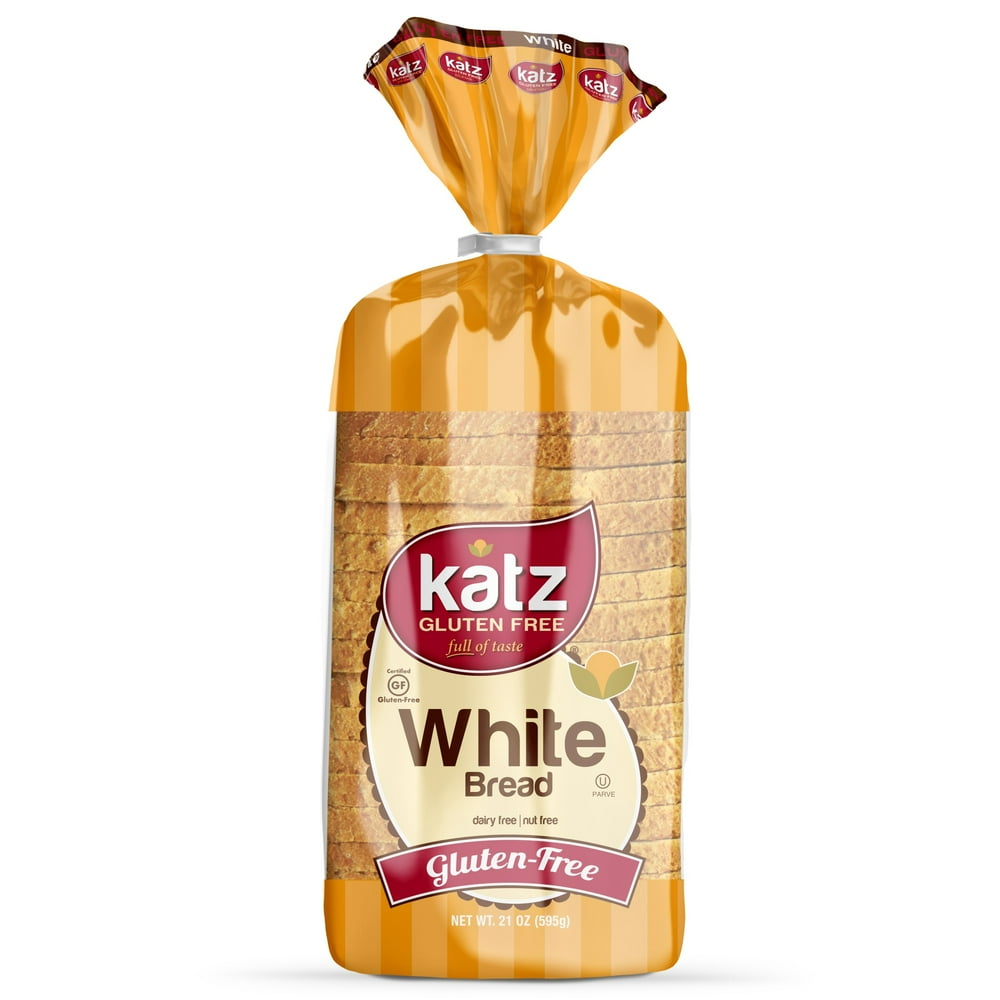 Katz Gluten Free White Bread Dairy Free, Nut Free, Gluten Free
