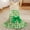 Green, variant on St. Patrick's Day Dog Skirt Clover Print Bowknot Cute Green Dress Fashion for Small Dog and Medium Dog Pet,Green,S