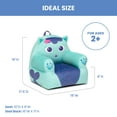 thumbnail image 6 of Gabby's Dollhouse Cozee Buddy Chair by Delta Children, Blue, 6 of 12