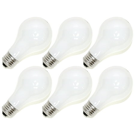 Watt 6 Light - GE 97492 25 Watt Incandescent Soft White Light Bulbs 210-Luminous (Pack Of 6)