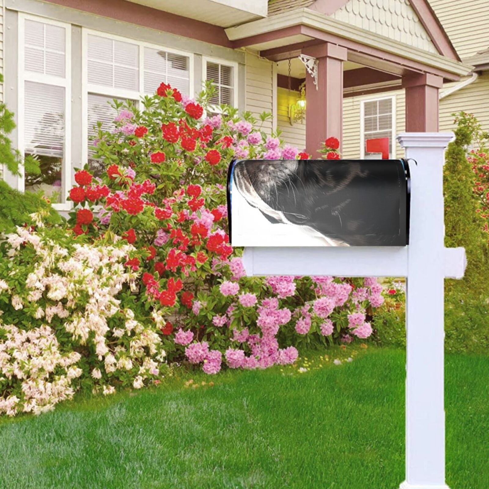 Kdxio Magnetic Mailbox Cover 21x18 in Mailbox Cover Outdoor Decoration Holiday Mailbox Covers for Home Garden Yard-21x18 in